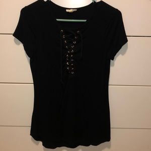 Black Laced Top